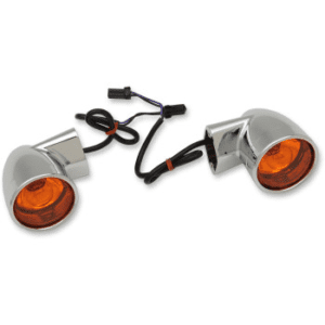 DRAG SPECIALTIES Bullet-Style Turn Signals FLT - Chrome 2020-1378